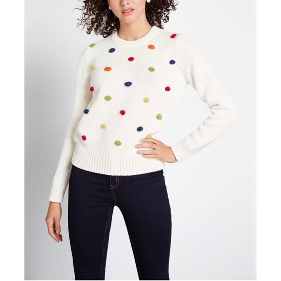 Modcloth Sweaters - ModCloth | blowing bubbles pullover sweater